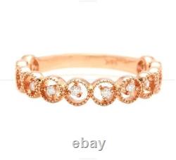 0.22 Ct Diamond WEDDING Vintage Wedding Ring 14k Yellow Gold Fine Jewelry
