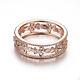 0.2ct Natural Diamond Fine Vintage Wedding Jewelry Solid 10k Rose Gold Band Ring