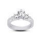 1 3/4ct D Si1 Round Natural Diamonds Plat Vintage Style Matching Bridal Set