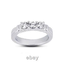 1 3/4ct D SI1 Round Natural Diamonds Plat Vintage Style Matching Bridal Set