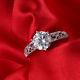 10k Gold Vintage Filigree Cubic Zirconia Engagement Wedding Bridal Anniversary