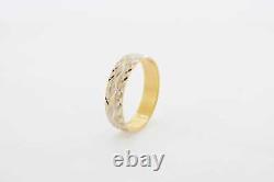 14k Yellow Gold Wedding Band Estate Sale Deal 5.00mm Unisex Vintage Jewelry