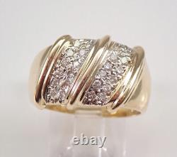 1Ct Round Simulated Moissanite Vintage Wedding Band 14K Yellow Gold Plated