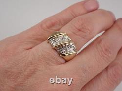 1Ct Round Simulated Moissanite Vintage Wedding Band 14K Yellow Gold Plated