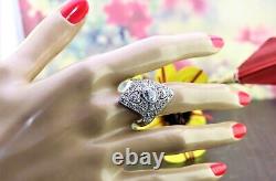 2.25ct Round Stone Vintage Wedding Ring Bridal Jewelry Gift for Love S925 Silver