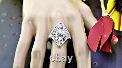 2.25ct Round Stone Vintage Wedding Ring Bridal Jewelry Gift for Love S925 Silver