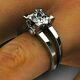 2 Ct Princess Cut Moissanite Bezel Set Vintage Wedding Engagement Gift Ring