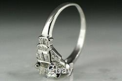 2 Ct Simulated Diamond Stunning Vintage Style Wedding Ring 14K White Gold Plated