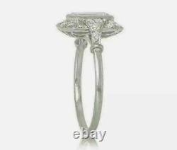 3.33 Ct Emerald Cut Lab-Created Diamond Old Fashioned Elegant Vintage Fancy Ring