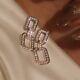 3 Ct Round Simulated Diamond Gorgeous Filled Drop Earring 925 Sterling Silver