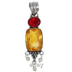 300 Pcs Mix Gemstone Design Wholesale 925 Sterling Silver Plated Jewelry Pendant