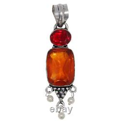 300 Pcs Mix Gemstone Design Wholesale 925 Sterling Silver Plated Jewelry Pendant