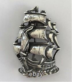 ATOCHA Pendant Ship Galleon 925 Sterling Sunken Treasure Shipwreck Jewelry