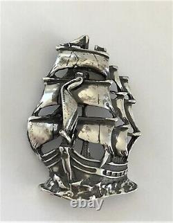 ATOCHA Pendant Ship Galleon 925 Sterling Sunken Treasure Shipwreck Jewelry