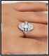 Art Deco Vintage Wedding Ring 1.70ct Round Lab Created 14k White Gold Plated