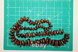 Baltic Amber Tapered Beaded Endless Necklace 26 Vintage Handmade