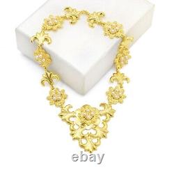 Bridal Wedding Jewelry Light Weight Pearl Accessories For Gift Brass Necklace