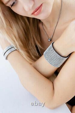 Designr Gatsby Jewelry Bridal Crystal Bracelet Vintage Swarovski HANDMADE 4ct