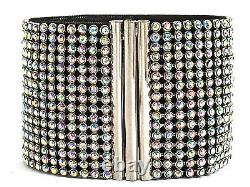 Designr Gatsby Jewelry Bridal Crystal Bracelet Vintage Swarovski HANDMADE 4ct