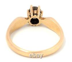 Diamond & 14ct Yellow Gold Ring Vintage Wedding/Engagement Jewellery