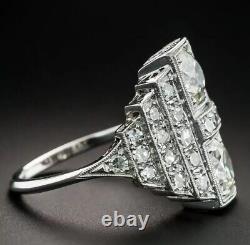Engagement Ring 925 Sterling Silver Vintage Style Round Shape Jewelry For Women