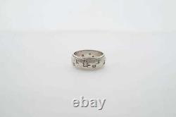 Estate Fine Jewelry Wedding Band 14k White Gold, Diamond SI2 G 0.35ctw Vintage