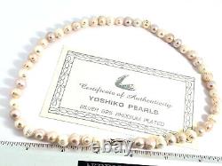 Fine Jewelry Pearl Necklace Vintage Wedding Anniversary gift for wife Handmade