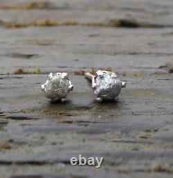 Mother's Day Special Gray Rough Diamond Earrings Gift At Wholesale Price