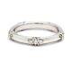 Natural Real Diamond Vintage Wedding Ring For Women In 10k White Gold