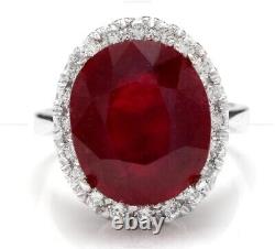 Natural Ruby Diamond WEDDING Vintage Wedding Ring 14k Yellow Gold Fine Jewelry