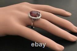 Natural Ruby Diamond WEDDING Vintage Wedding Ring 14k Yellow Gold Fine Jewelry