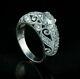 Openwork Filigree Style 3.26 Ct Round Cut Lab-created Diamond Old Vintage Rings