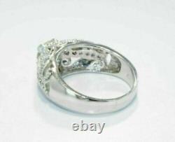 Openwork Filigree Style 3.26 Ct Round Cut Lab-Created Diamond Old Vintage Rings