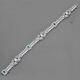 Solid 925 Sterling Silver Vintage New Wedding Bracelet Wedding Jewelry Women