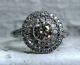 Stunning Vintage Style Wedding Ring 14k White Gold Plated 2 Ct Simulated Diamond