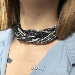 Super chunky collar necklace for women, unique handmade statement jewelry OOAK