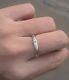 Tiffany & Co. Sterling Silver Elsa Peretti Diamond Stacking Band Ring Sz 6