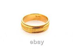 Unbranded 14k Yellow Gold Wedding Band Estate Vintage Sale Jewelry Deal