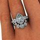 Vintage 3.30 Ct Diamond Antique Art Deco Engagement Ring Set 925 Sterling Silver