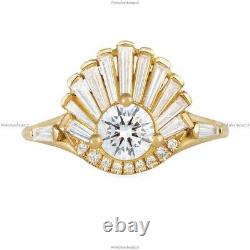 Vintage Band Wedding Ring 14k Yellow Gold Natural Diamond Jewelry