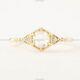Vintage Cluster Wedding Engagement Diamond Ring 14k Yellow Gold Diamond Jewelry