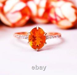 Vintage Fire Opal Engagement Ring, Unique Promise Ring, Statement Ring, Gifted