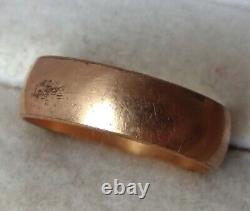 Vintage Ring Wedding gold plated R. L. B. AM Charnier nahtlos Size 12 jewelry