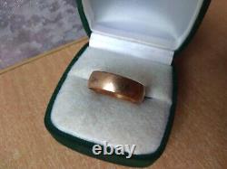 Vintage Ring Wedding gold plated R. L. B. AM Charnier nahtlos Size 12 jewelry