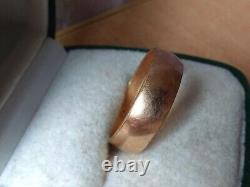 Vintage Ring Wedding gold plated R. L. B. AM Charnier nahtlos Size 12 jewelry