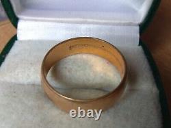 Vintage Ring Wedding gold plated R. L. B. AM Charnier nahtlos Size 12 jewelry