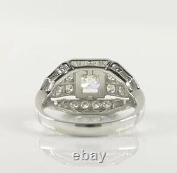 Vintage Style Inspire Wedding Ring 14K White Gold Plated 1.6Ct Simulated Diamond