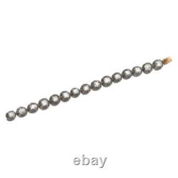 Vintage Style Round Adstar Diamond Tennis Bracelet 925 SS Elegant Women Jewelry